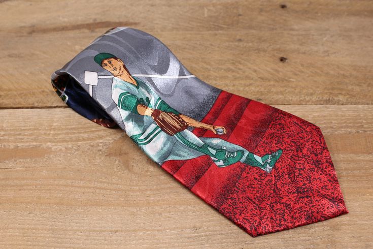 Baseball themed Tie