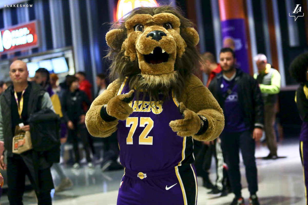 what is the los angeles lakers mascot